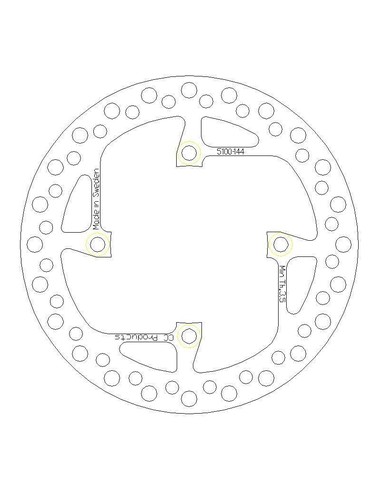DISQUE DE FREIN ARRIERE SHERCO 04-