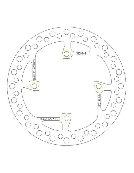 DISQUE DE FREIN ARRIERE SHERCO 04-