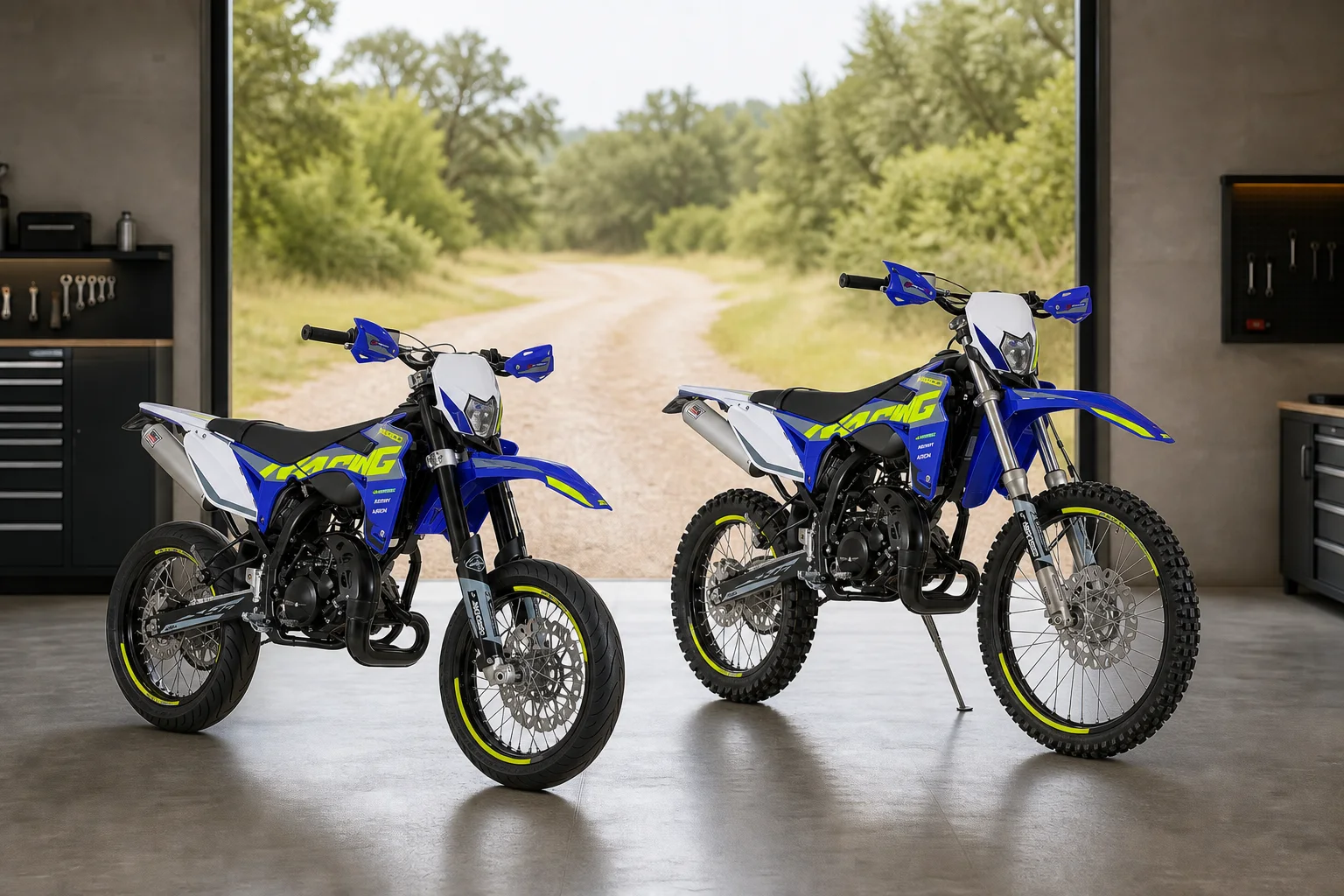 Comparatif des motos SHERCO 50 supermotard et enduro