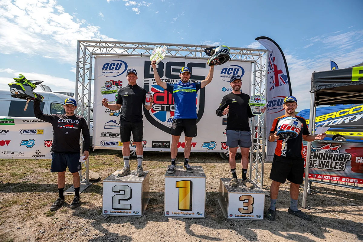 SHERCO — Antoine Magain signe un doublé en British Enduro 2025