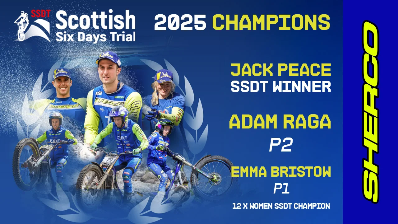 SHERCO — SSDT 2025 : triplé symbolique pour les pilotes SHERCO