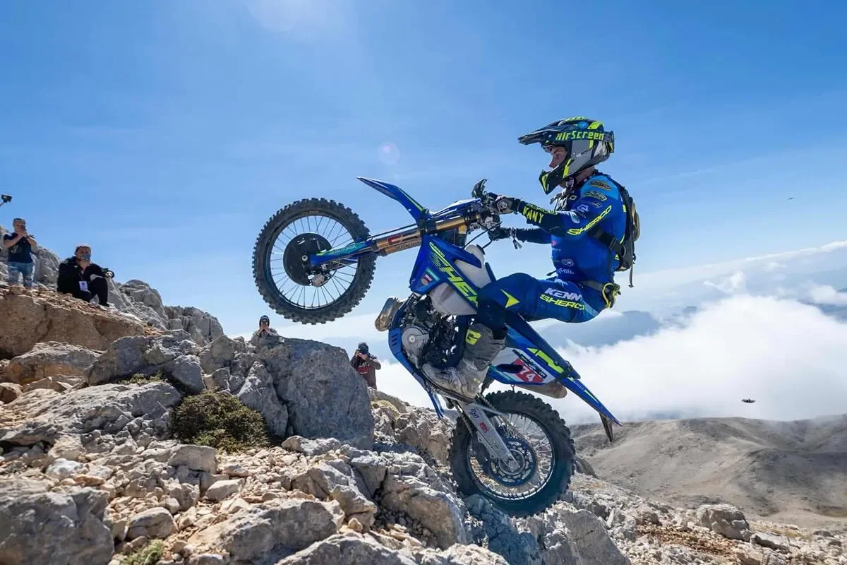 mario roman Sherco moto 2025