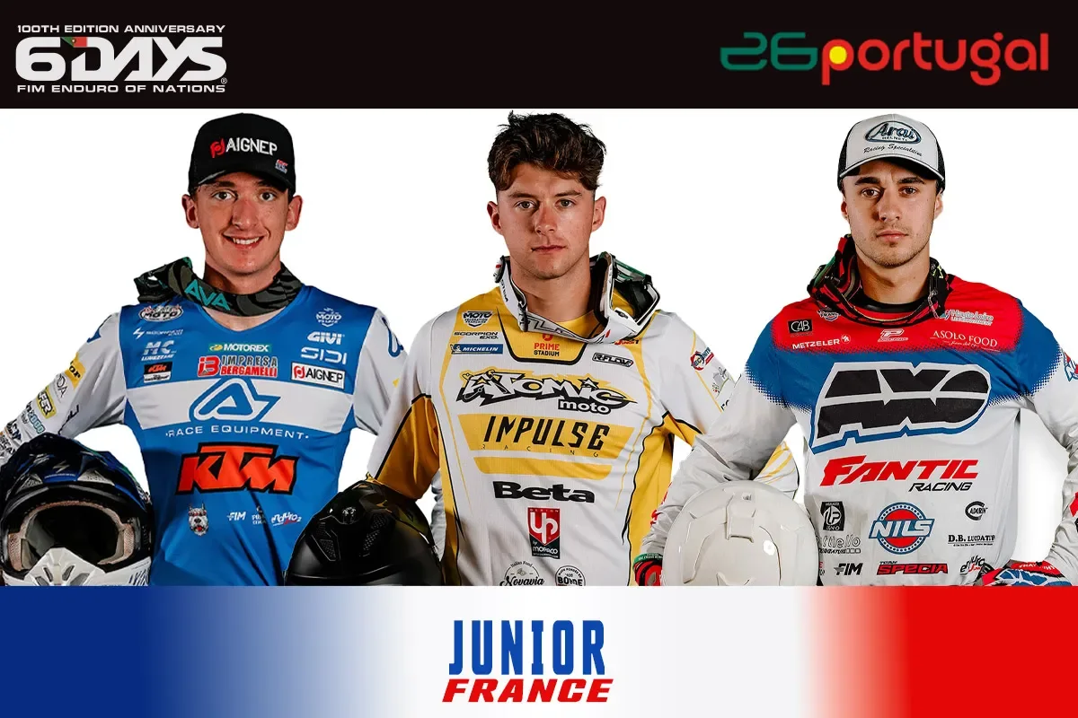 Composition de l’équipe de France Junior aux ISDE 2026