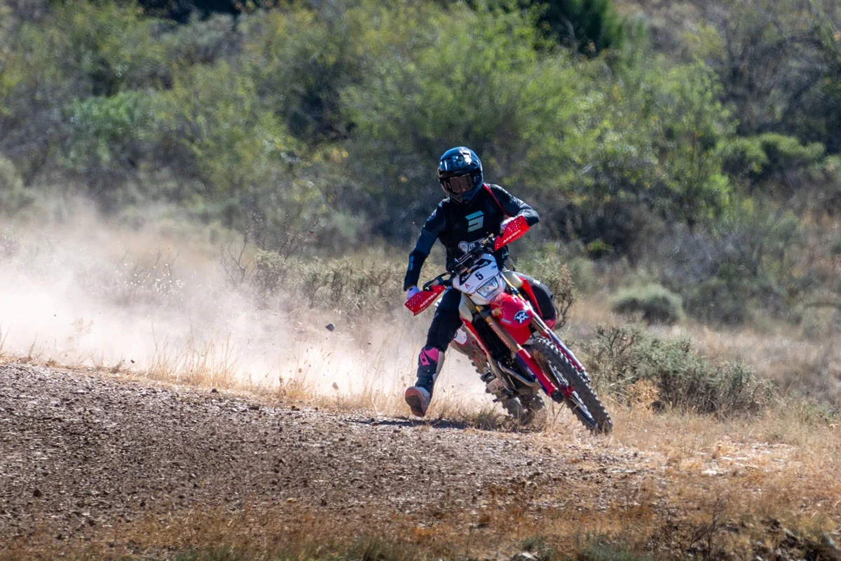 David Braceras sur Honda à la Baja Aragón 2026